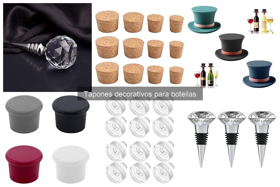 Mejores marcas de tapones decorativos para botellas