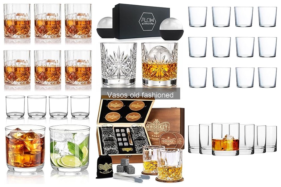 Mejores marcas de vasos old fashioned para disfrutar tu whisky