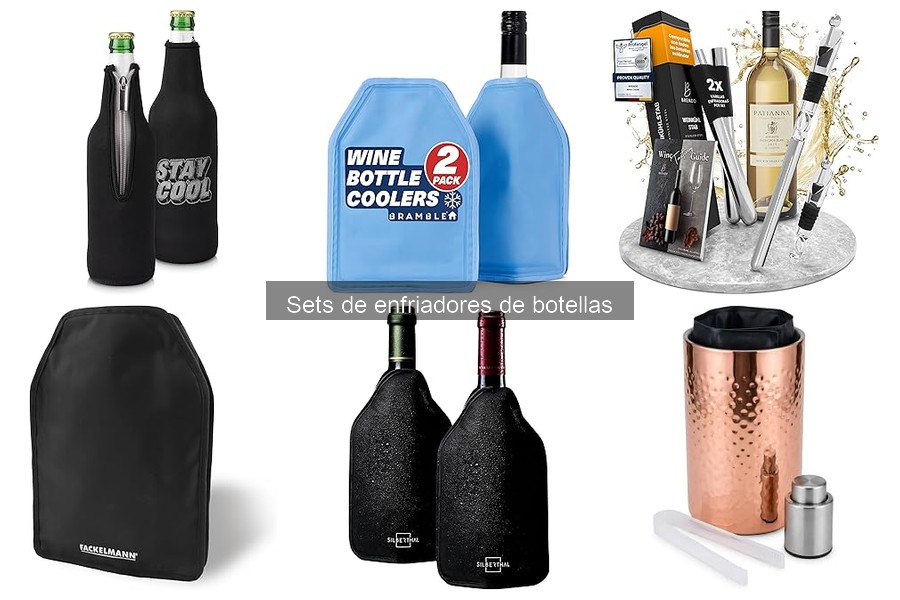 Mejores materiales para sets de enfriadores de botellas