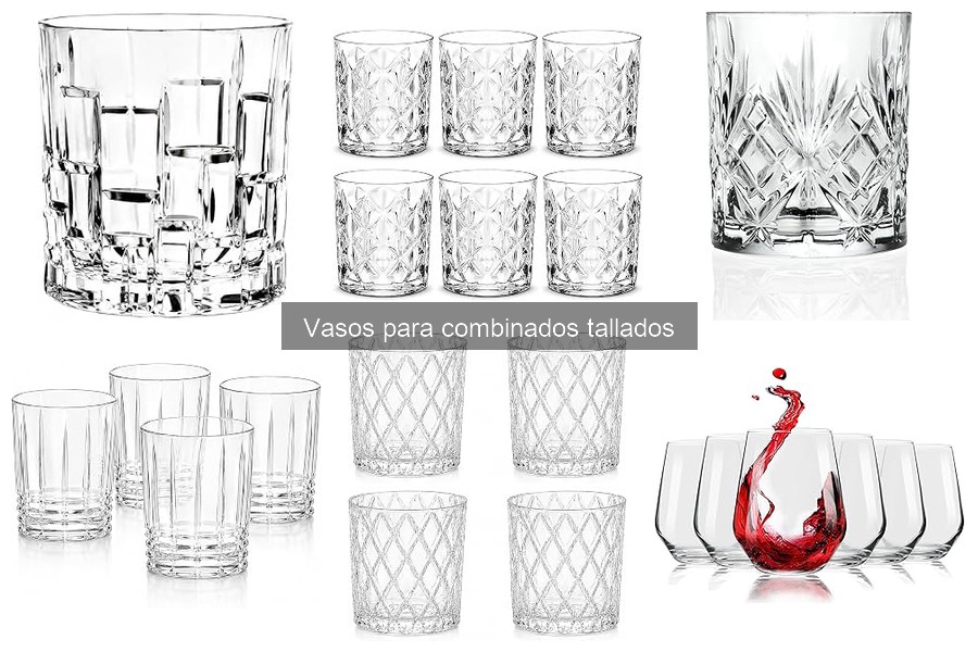Mejores ofertas y precios en vasos para combinados tallados