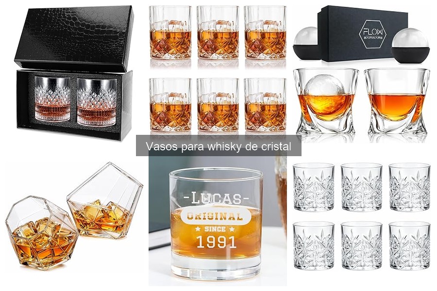 Mejores prácticas para servir whisky en vasos de cristal