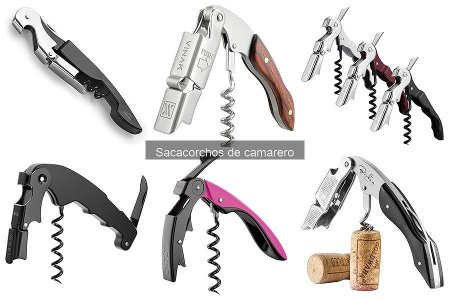 Mejores sacacorchos de camarero para principiantes en casa
