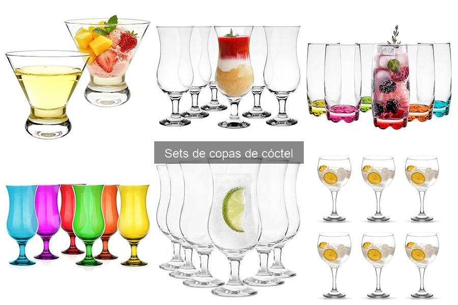 Mejores sets de copas de cóctel para principiantes