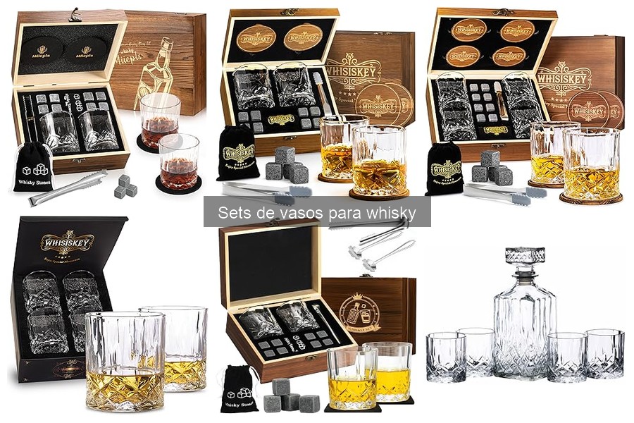 Mejores sets de vasos para whisky en 2023: Guía de compra