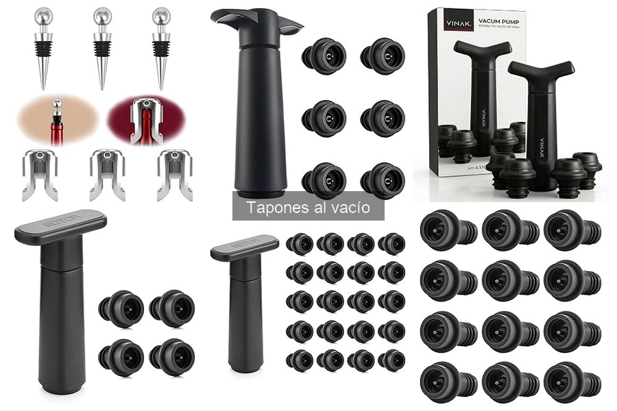 Mejores tapones al vacío para conservar el vino en casa