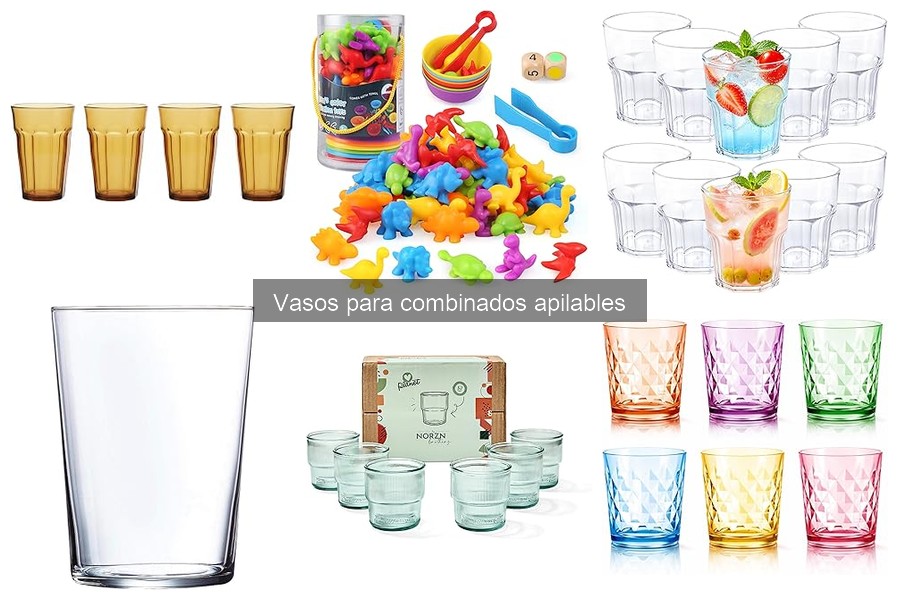 Mejores vasos apilables para fiestas: comparativa 2023
