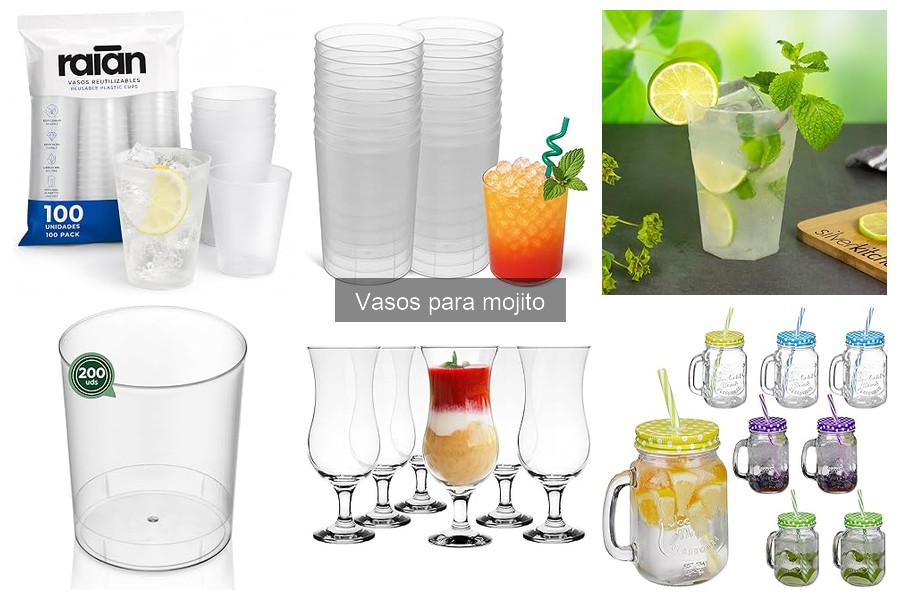 Mejores vasos para mojitos en Amazon: top 5 opciones