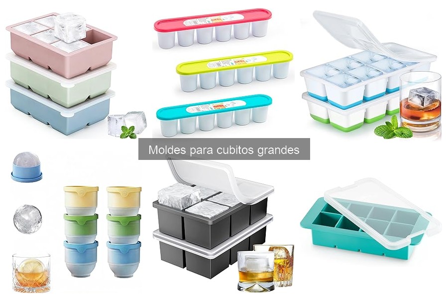 Moldes para Cubitos Grandes: ¿Aptos para Lavavajillas?