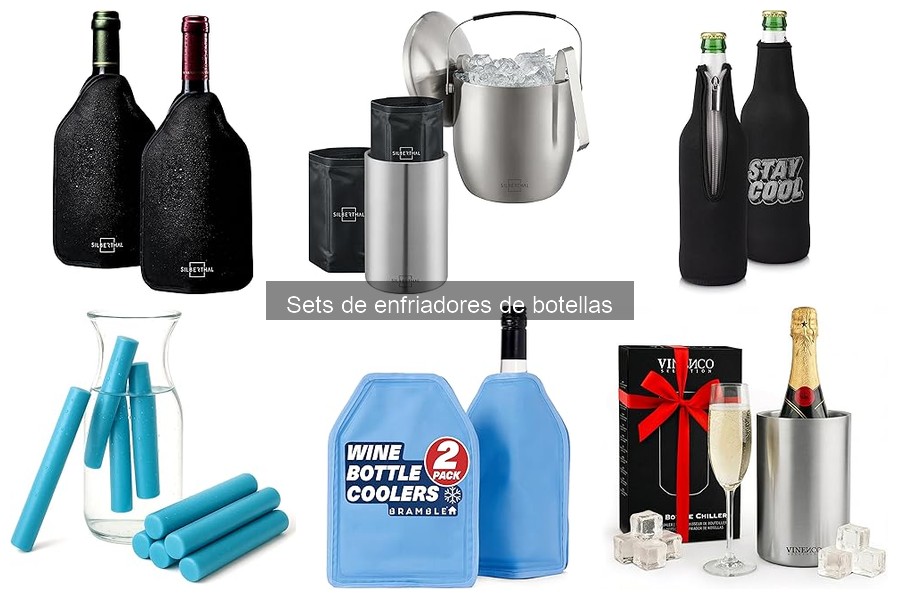 ¿Necesitas un set de enfriadores de botellas en tu bar en casa?