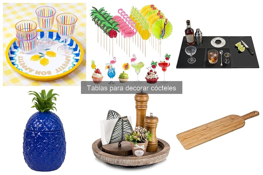 Ofertas en Tablas para Decorar Cócteles: Ahorra Hoy