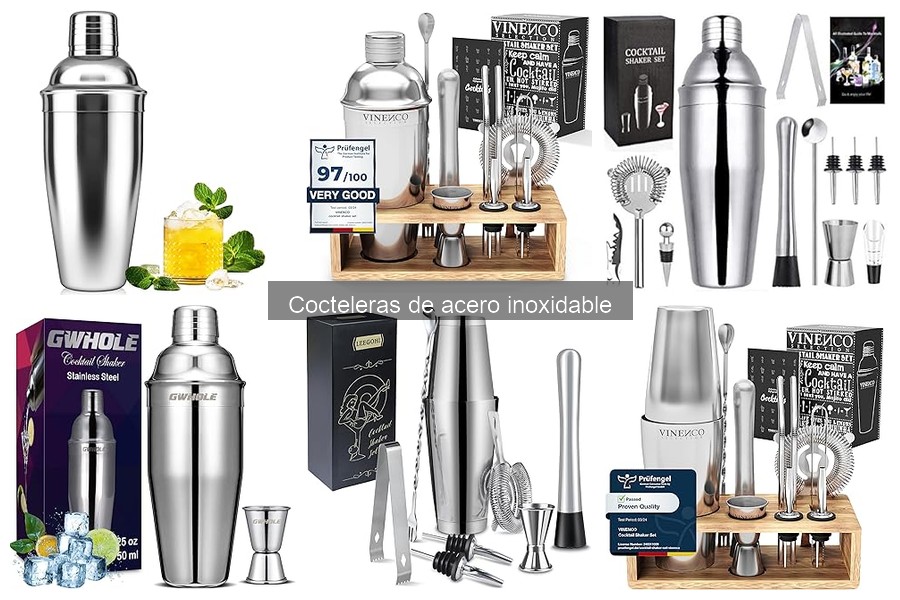 Ofertas y precios de cocteleras de acero inoxidable