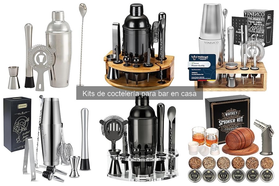 Ofertas y Promociones en Kits de Coctelería para Tu Bar en Casa