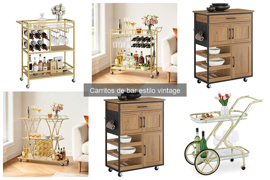 Opiniones reales sobre carritos de bar vintage