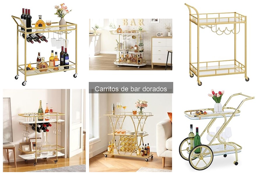 Opiniones sobre Carritos de Bar Dorados: Lo que Dicen los Usuarios