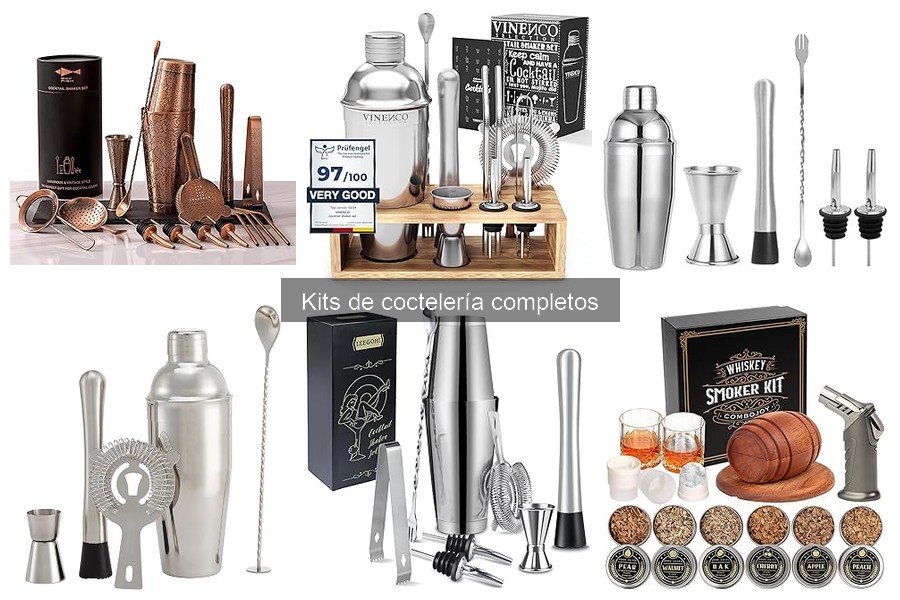 Opiniones sobre kits de coctelería para tu bar en casa