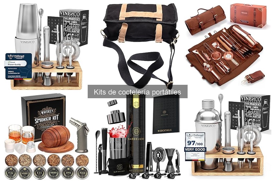 Opiniones sobre Kits de Coctelería Portátiles: Pros y Contras