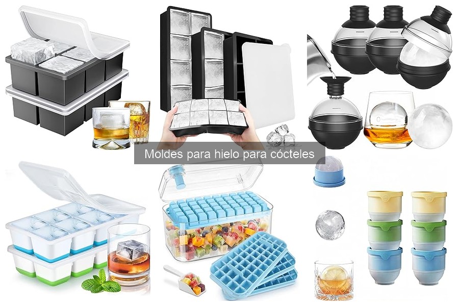 Opiniones sobre los mejores moldes para hielo de cócteles