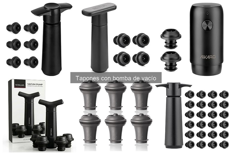 Opiniones sobre Tapones con Bomba de Vacío para Vino