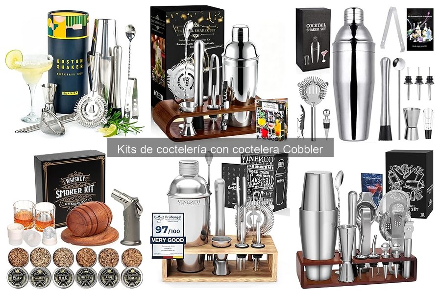 Organiza tu bar en casa con un kit de coctelería Cobbler