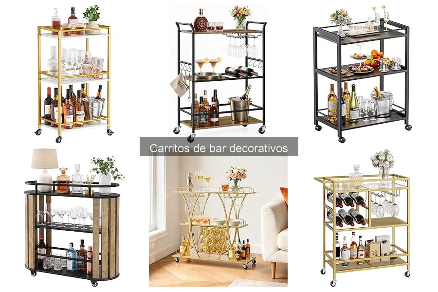 Personaliza tu carrito de bar decorativo en casa