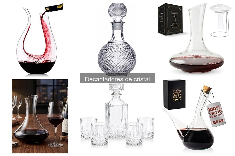 Precios de decantadores de cristal: análisis y rangos