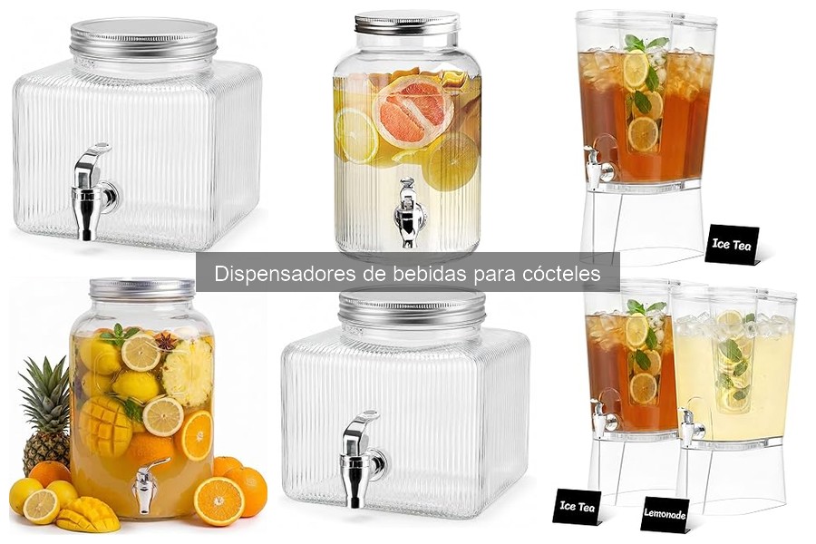 Precios de dispensadores de bebidas para cócteles y dónde comprarlos
