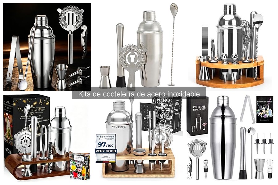 Precios de Kits de Coctelería de Acero Inoxidable 2023