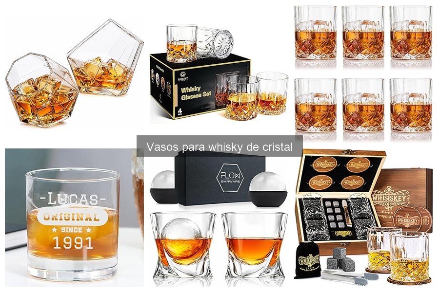 Precios y mejores tiendas para vasos de whisky de cristal