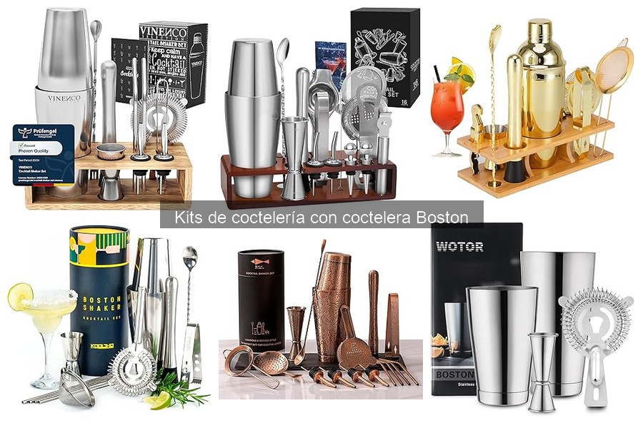 Preguntas Frecuentes sobre Kits de Coctelería Boston