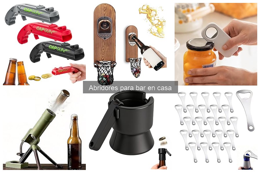 Problemas comunes al usar abridores para bar en casa