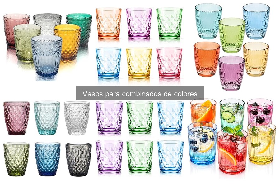 Problemas comunes al usar vasos de colores para cócteles