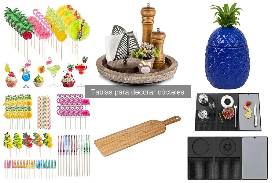 Problemas comunes con tablas para cócteles y soluciones efectivas