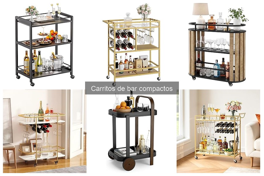 ¿Qué es un carrito de bar compacto? Características y Diferencias