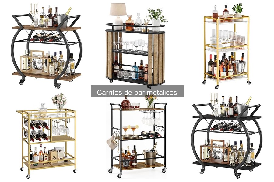 ¿Qué es un carrito de bar metálico? Características y usos