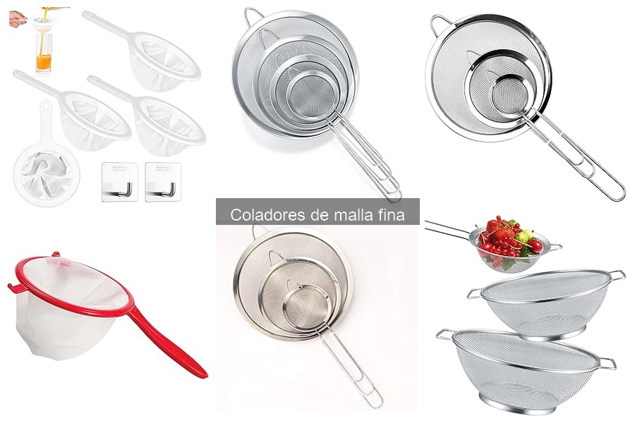 ¿Qué es un colador de malla fina en coctelería?