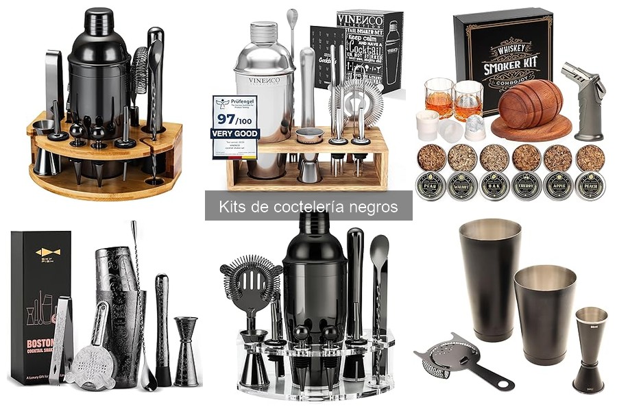 ¿Qué es un kit de coctelería negro? Características y más