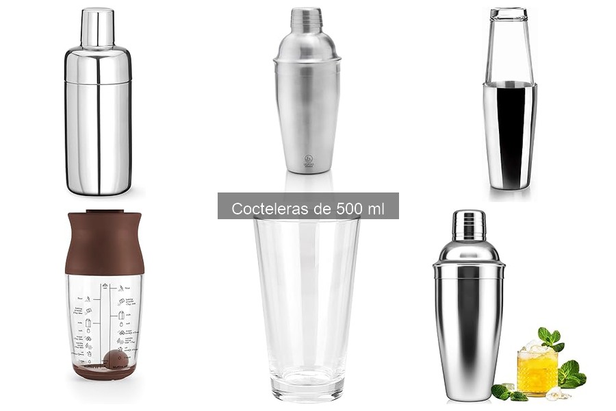 ¿Qué es una coctelera de 500 ml? Conoce sus características