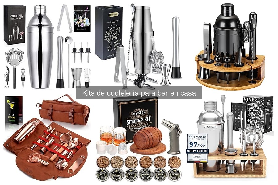 ¿Qué incluye un kit de coctelería para bar en casa?