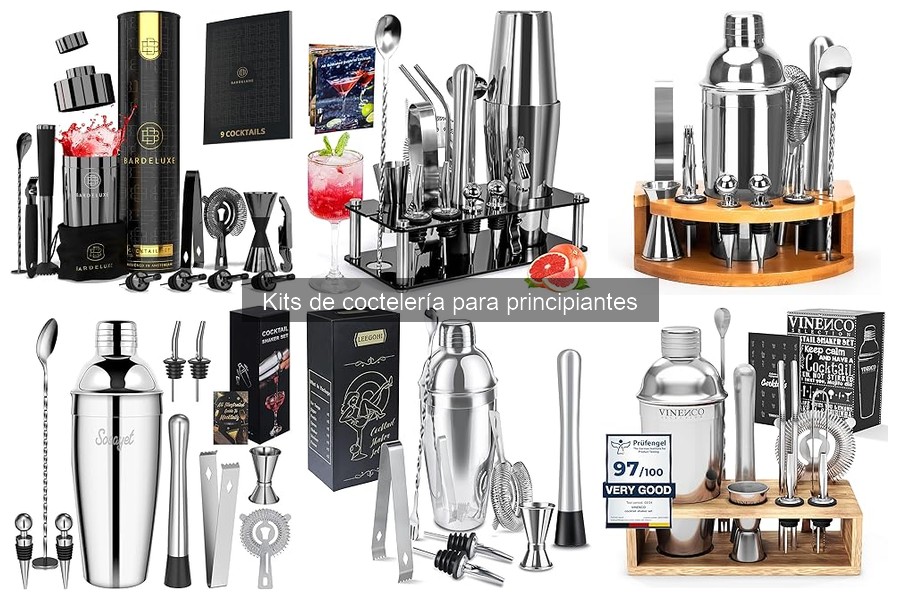 ¿Qué incluye un kit de coctelería para principiantes?