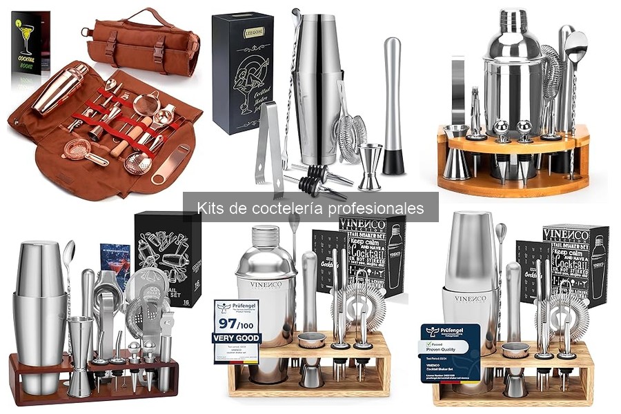 ¿Qué incluye un kit de coctelería profesional?