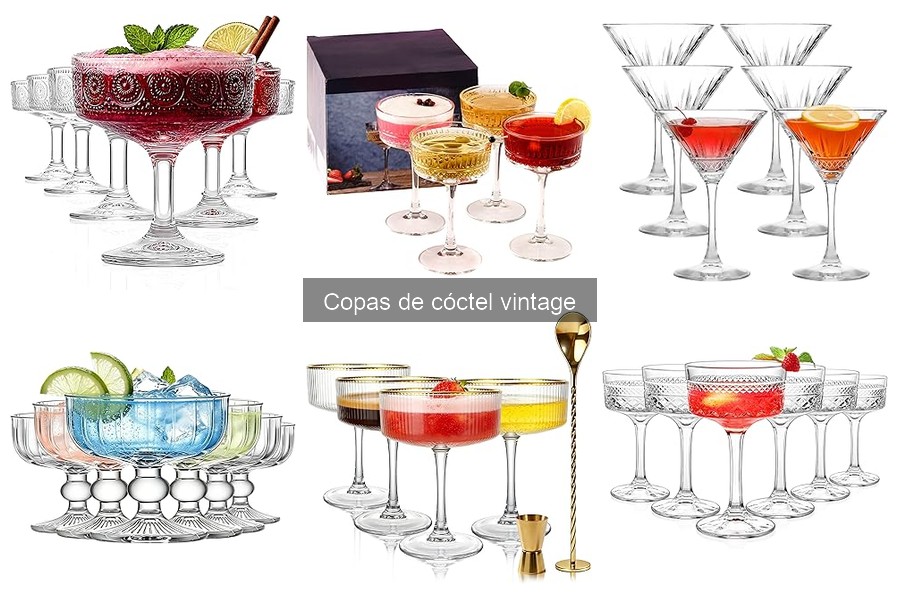 ¿Qué son las copas de cóctel vintage? Guía informativa