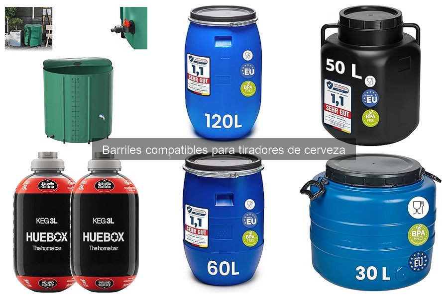 ¿Qué son los barriles compatibles para tiradores de cerveza?