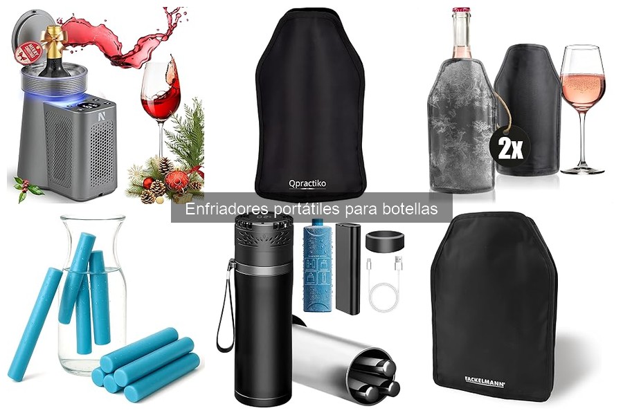 ¿Qué son los enfriadores portátiles para botellas?