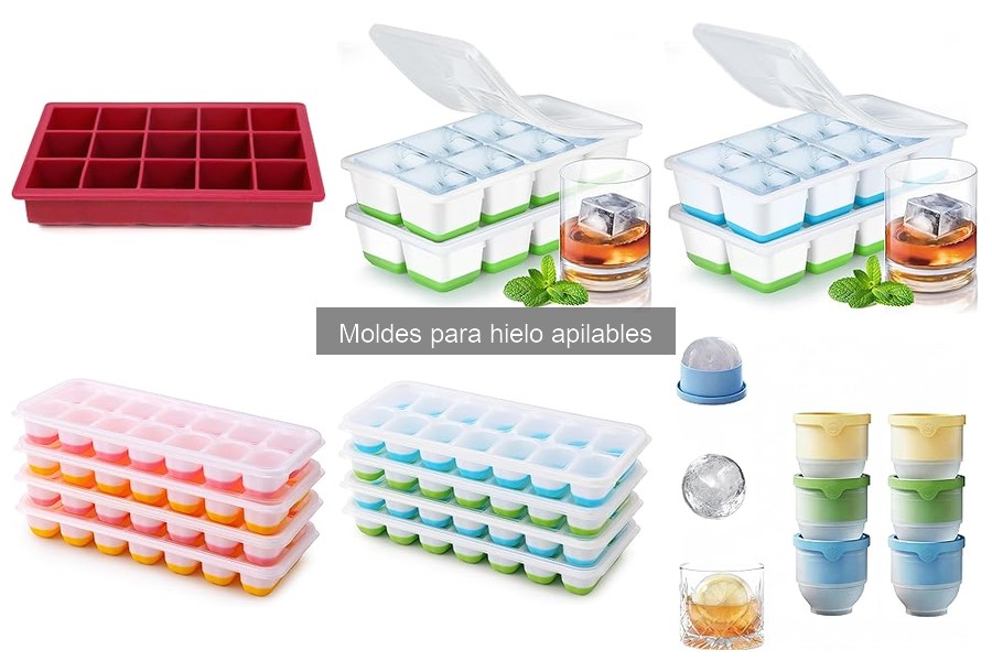 Qué son los moldes para hielo apilables y sus ventajas