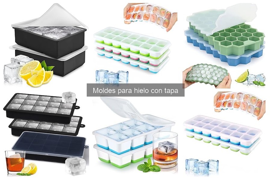 ¿Qué son los moldes para hielo con tapa? Descúbrelos