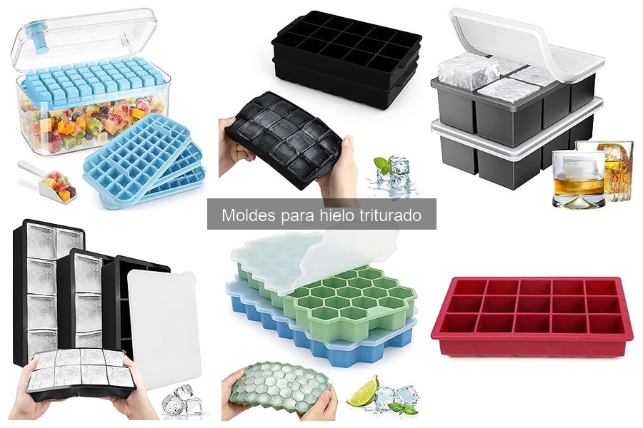 ¿Qué son los moldes para hielo triturado? Explicación y Usos