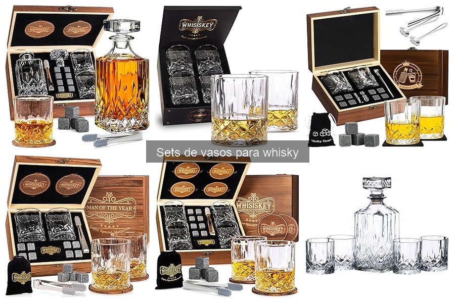 ¿Qué son los sets de vasos para whisky? Características y beneficios