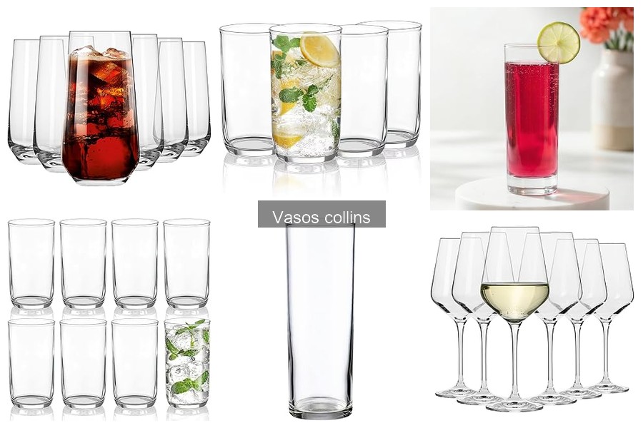 ¿Qué son los vasos collins? Descubre sus características