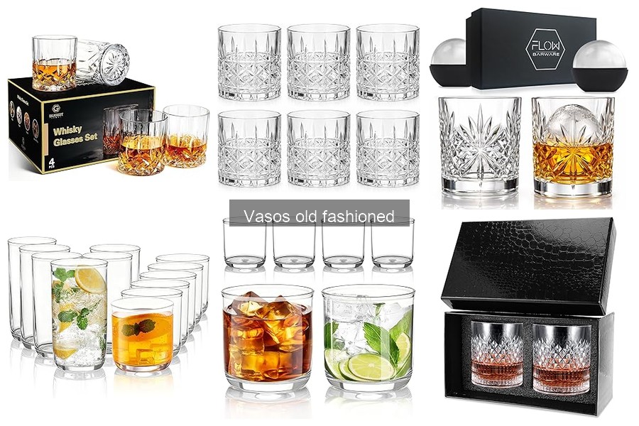 ¿Qué son los vasos old fashioned? Descubre su historia y usos