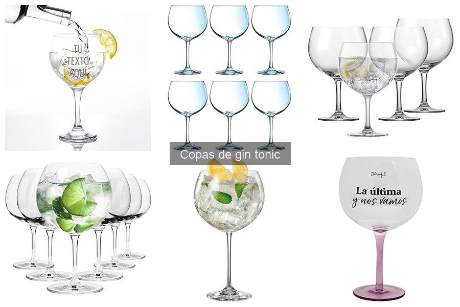 ¿Qué tamaño de copa de gin tonic es ideal para disfrutarlo?